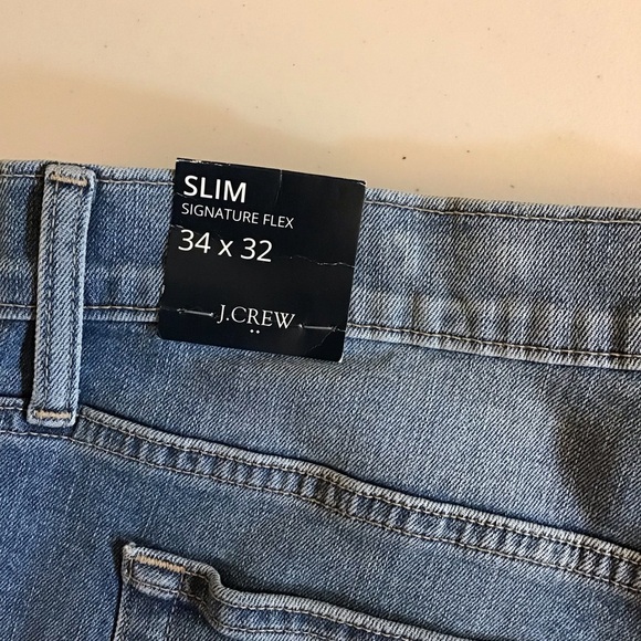 J. Crew Factory 34x31 NWT Slim Signature Flex Men’s Jeans (34x32 Tag) AZ859 - Picture 7 of 12